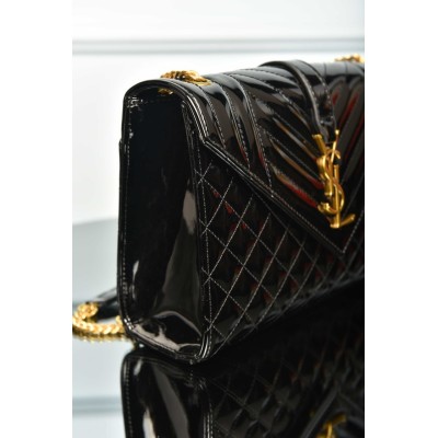 Saint Laurent Envelope Medium in Patent Leather