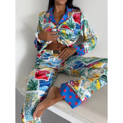 Luxury Pajamas Set with Hair clip
