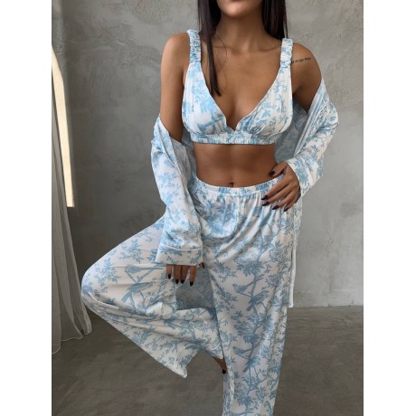 Lüks Pijama Takımı Sütyen/Toka