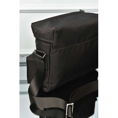 Prada Re-Nylon and Leather Shoulder Bag