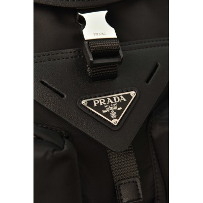 Prada Re-Nylon and Leather Shoulder Bag
