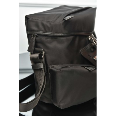Prada Re-Nylon and Leather Shoulder Bag