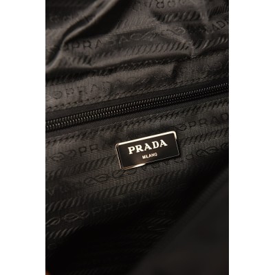 Prada Re-Nylon and Leather Shoulder Bag