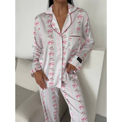 Luxury Pajamas Set with Hair clip