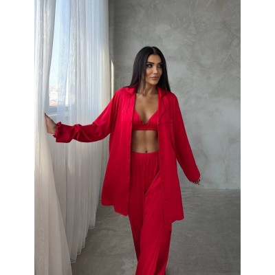 Luxury Pajamas Set with Bra/Hair clip
