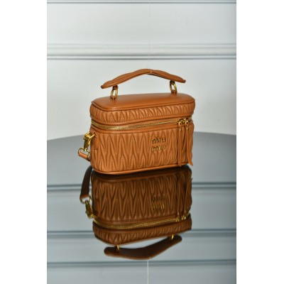 Miu Miu Matelasse Leather Shoulder Bag