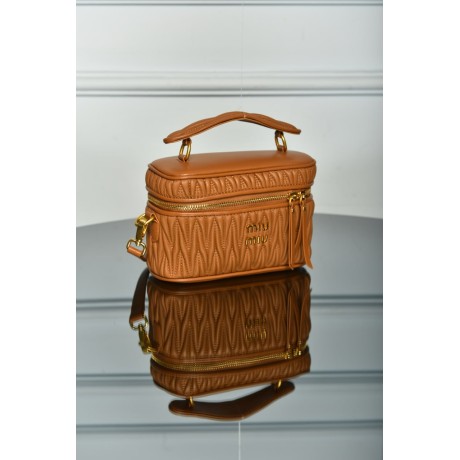 Miu Miu Matelasse Leather Shoulder Bag