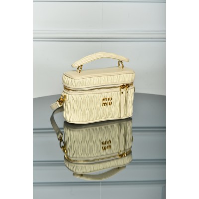 Miu Miu Matelasse Leather Shoulder Bag