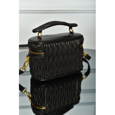 Miu Miu Matelasse Leather Shoulder Bag
