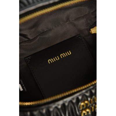 Miu Miu Matelasse Leather Shoulder Bag