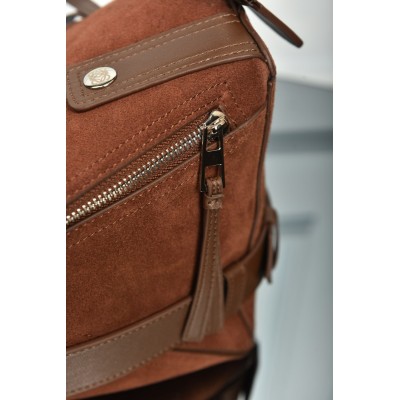 Balenciaga Large Puzzle Biker Bag in Suede