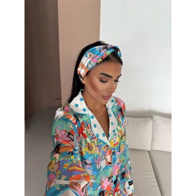 Luxury Pajamas Set with Hair clip