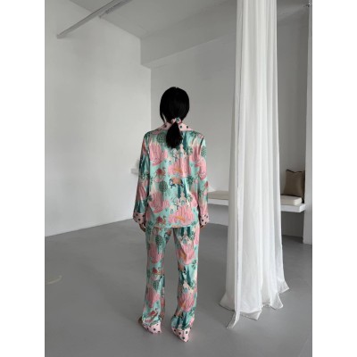 Luxury Pajamas Set with Hair clip