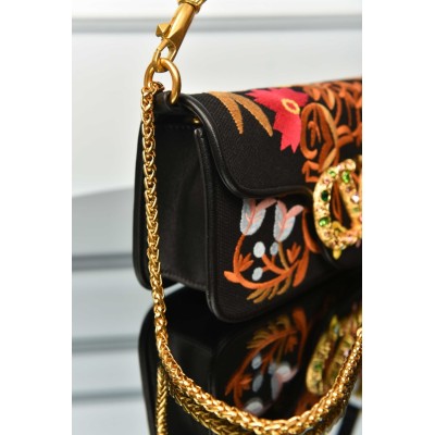 Valentino Garavani Loco Bag with Floral Embroidered