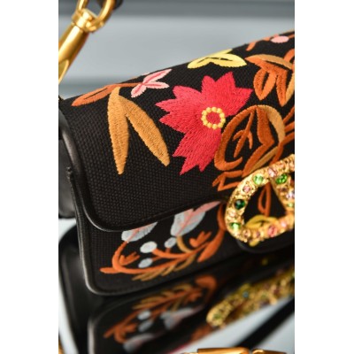 Valentino Garavani Loco Bag with Floral Embroidered