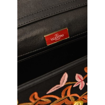 Valentino Garavani Loco Bag with Floral Embroidered