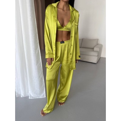 Lüks Pijama Takımı Sütyen/Toka